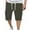 Army Green, variant on HAiming Mens Casual Shorts Summer Beach Shorts Stretch Elastic Waist Drawstring Sport Running Short Pants with Pocket