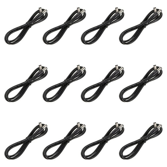 12 Pcs Electric Guitar Pedal Dc Chain Pedal Guitar Accessory Pedalboard Power Cables Short Guitar Cables Pedal Board Power