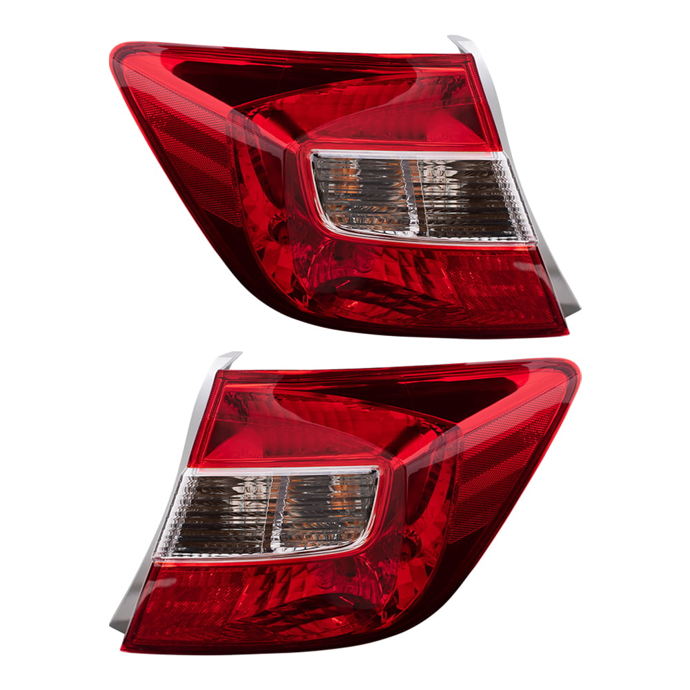 Driver and Passenger Taillights Tail Lamp Replacement for Honda 33550TE0A01 33500TE0A01 AutoAndArt 