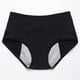 thumbnail image 2 of Gibobby Ropa Interior para Mujer sexy Pantalones fisiológicos 40 a 150 kg talla grande L a 8XL a antes y después la menstruación pantalones sanitarios tía cintura media a alta（Negro， 3XL), 2 of 5