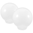 thumbnail image 1 of 2pcs Lamp Post Globes Replacement Round Spherical Acrylic Lamp Post Cover, 1 of 6