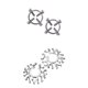 thumbnail image 1 of 2 Pares de Pezones Falsos, No Perforantes, Ajustables, inconfundible, Todos de material acero Inoxidable en, 1 of 8