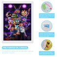 thumbnail image 3 of Five Nights at Freddy's Kits de Pintura de Diamantes para Adultos 5D DIY Diamond Art Kits Full Drill Diamond Dots para Regalo Decoración de Pared y Relajación Artes de Gemas 30*40cm, 3 of 6