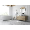 thumbnail image 2 of Diatomite Stone Quick-Dry Water Absorbing Bath Mat Sets-Large+Medium White Mats, 2 of 7