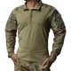 thumbnail image 1 of Camiseta Táctico Militar Para Hombre Con Coderas Combate, 1 of 1