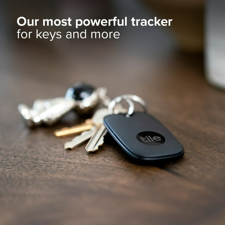 Tile Pro (2022) - 1 Pack - Black - Bluetooth Tracker, Keys Finder