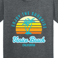 thumbnail image 4 of Inktastic Summer Enjoy the Sunshine Venice Beach California in Blue Youth T-Shirt, 4 of 5