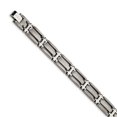 thumbnail image 1 of 8.75 in. Titanium Brushed & Polished Bracelet, 1 of 1