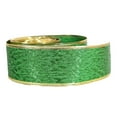 thumbnail image 3 of 'S Day Fabric Ribbons with Wired Edge Green 5cm Wide Glitter Ribbon DIY Crafts for Home Decor, 3 of 7