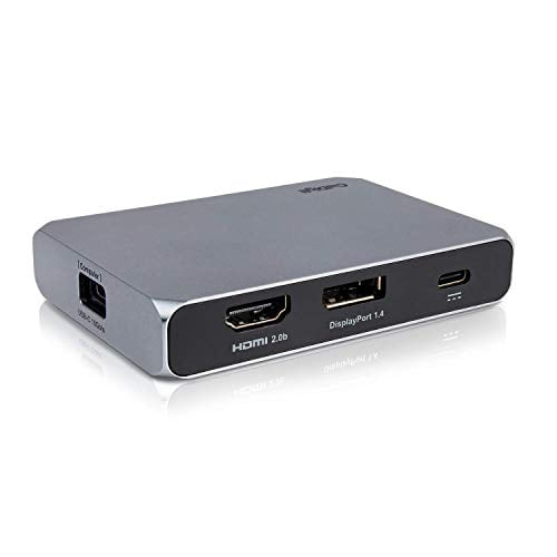 calDigit USB-c gen2 10gbs SOHO Dock - jusqu'à 4K 60Hz, HDMI 20b, HDR, DisplayPort 14, 10gbs USB A & USB c, UHS-II Lecteurs de Cartes microSD et SD, Prise en Charge de la Charge de l'Alimentation du Bus et de la Transmission