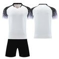 thumbnail image 2 of Custom Football Kit Set for Adult and Child, Name Number Team Logo DIY Family Match Personalized Jersey Shirt Shorts Set, Dad and Son Matching Outfits White XXXXS, 2 of 6