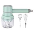 thumbnail image 1 of Wireless Electric Food Mixer Mini USB Rechargeable Handheld Egg Beater Baking Hand Mixer Household Kitchen Tools Green, 1 of 5
