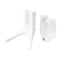 thumbnail image 3 of Quzzie Bike Pedal Stand Rack Bike Parking Mount Bicycle Pedal Support Stand Sturdy Storage Rack Lightweight Material Easy Installation Portable Structure Suitable for Outdoor Parking Home White, 3 of 8