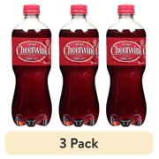 (3 pack) Cheerwine Legend Soda, 20 fl oz, Naturally Flavored Soft Drink