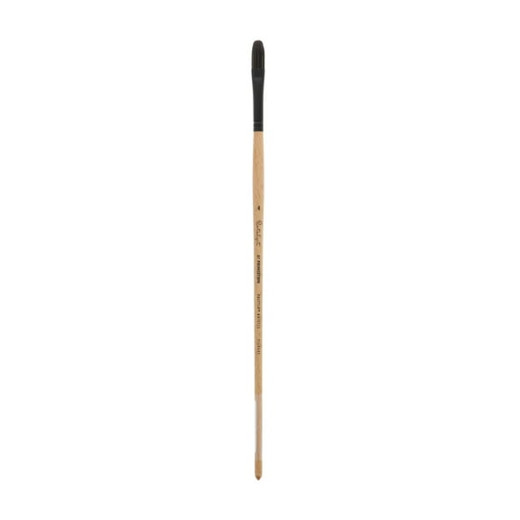 Princeton Brush Catalyst Polytip Long Handle Bristle Brush, Filbert, 4