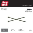 thumbnail image 4 of Grip Rite PTN4S1 Coarse Thread Exterior Screw with Bugle Head No.1 Box- 4 in., 4 of 4