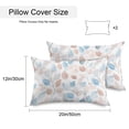 thumbnail image 2 of Botanical Leaves Outdoor Pillow Covers 20x12 Inch Lumbar Pillow Covers Set of 2 Waterproof Decorative Throw Pillow Cases Pink Gray Blue Leaf Branches Boho Cushion Covers for Patio Furniture Garden, 2 of 8