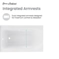 thumbnail image 6 of Ivy 48'' x 32" Bathtub with Apron Left Hand Drain in White, 6 of 12
