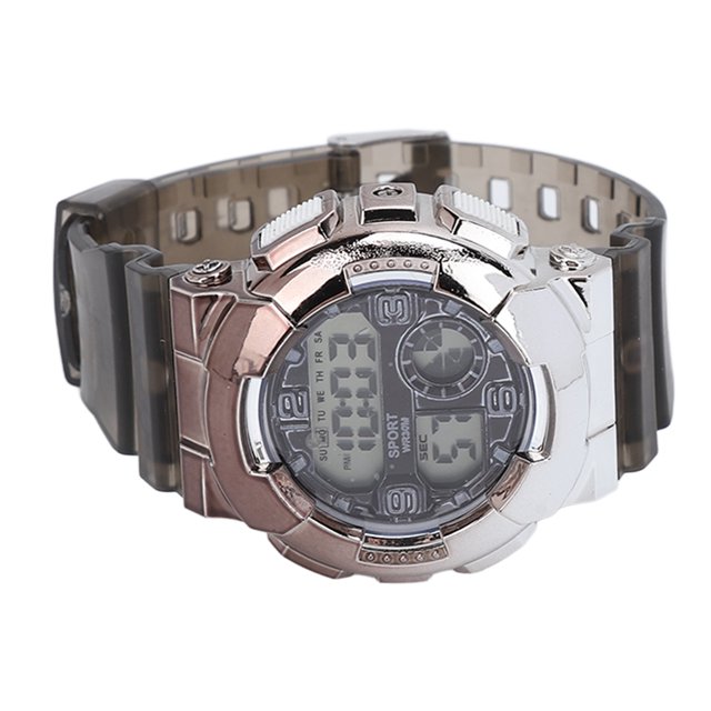 Reloj de pulsera digital, reloj deportivo Reloj deportivo resistente al agua hasta 30 m para niños Relojes para estudiantes diseñados para profesionales
