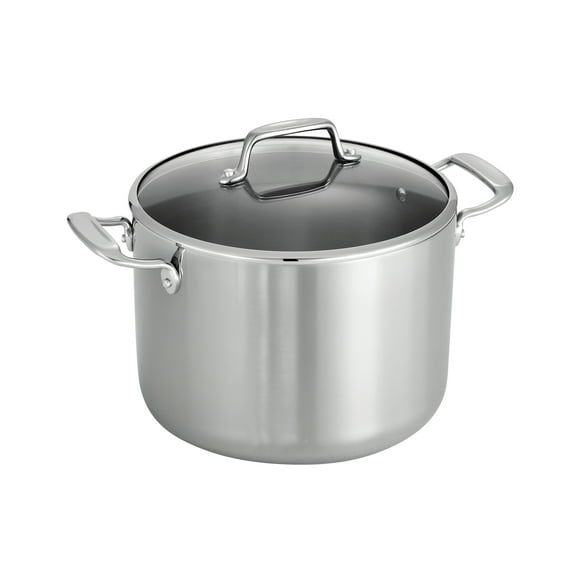 Tramontina Tri-Ply Clad 8 Qt Covered Stainless Steel StockPot