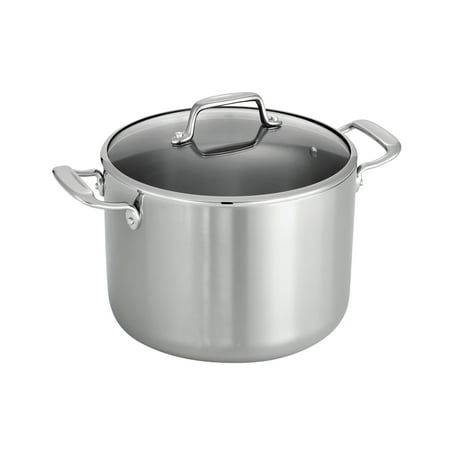 

Tramontina Tri-Ply Clad 8 Qt Covered Stainless Steel StockPot