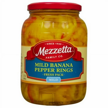 2X - Mezzetta Mild Banana Pepper Rings