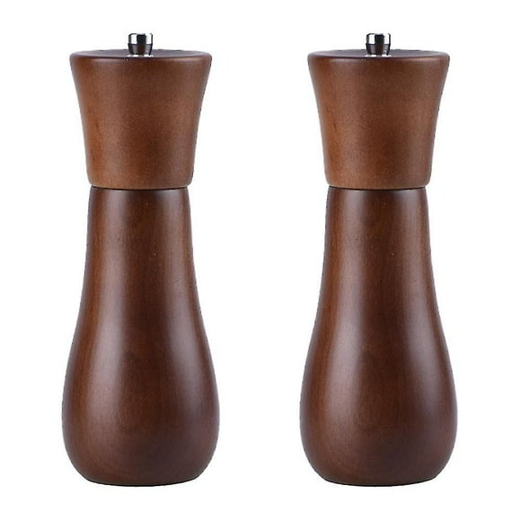 Salt Grinder White Wooden Pepper Grinder Sea Salt And
