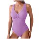 thumbnail image 2 of Trajes de baño para mujer, Trajes de baño para mujer, Traje de baño ajustado de poliéster sin espalda con tirantes para mujer, Bikini para mujer, 2 of 7