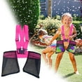thumbnail image 1 of Kids Water Backpack for Pool Toys with Storage Net Bag, Adjustable Straps, Durable Polyester Swim Gear Organizer, 1 of 6