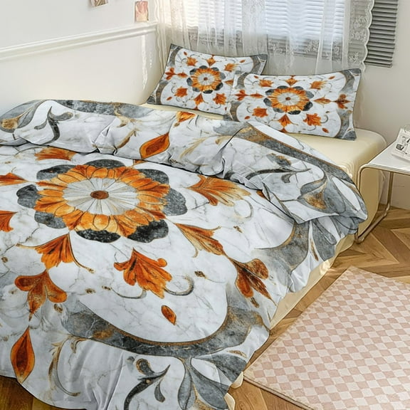 Colorful Marble (68) Bedding Set Couple Bedclothes Pillowcase Customized Home Textiles Bed Set for Bedroom Decoration