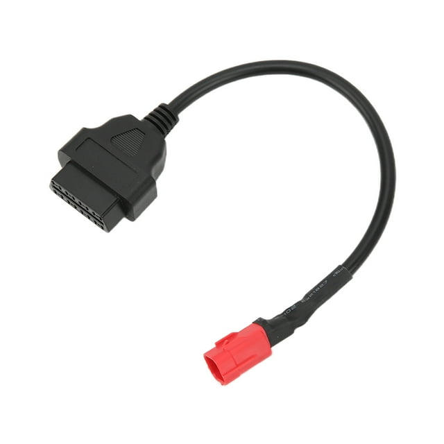 16Pin To 6Pin OBD Cable, Diagnostic Connector Reliable Stable Perofrmance For Motorcycle