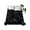 Black, variant on Starry Sky Flat Sheet Only Twin Size, Soft Breathable Bed Top Sheets for Mattress, Modern Black Abstract Dots Stars Aesthetic Luxury Bedding Flat Sheets for Home Hotel Bedroom Bed Protection