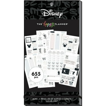 The Happy Planner Mini Stickers Planners & Appointment Book, 9" x 4.75", 30 Pages, 655 Count
