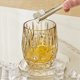thumbnail image 4 of Vasos de cristal texturizado, 2 tamaños. Cristalería elegante y transparente for cócteles, té, agua, cerveza y refrescos., 4 of 7