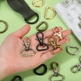 thumbnail image 4 of Ganchos de Disparo Giratorios, Broches de Langosta Clásicos de Aleación de Zinc con Anillos en D para Manualidades DIY (3/4", Bronce), 4 of 6