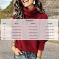 thumbnail image 2 of Perfectbot Women's Turtleneck Fleece Top Pullover Fuzzy Warm Long Sleeve Loose Fit Fall Winter Wear, 2 of 7