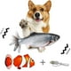 thumbnail image 2 of Juguete interactivo para perros, divertido pez eléctrico que se mueve, cepillo de dientes para mascotas, juguete de entrenamiento para masticar, apto para todas las mascotas, juguete molar, 2 of 5