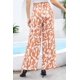 thumbnail image 5 of Pantalones de pierna ancha elásticos de cintura alta para mujer, 5 of 5