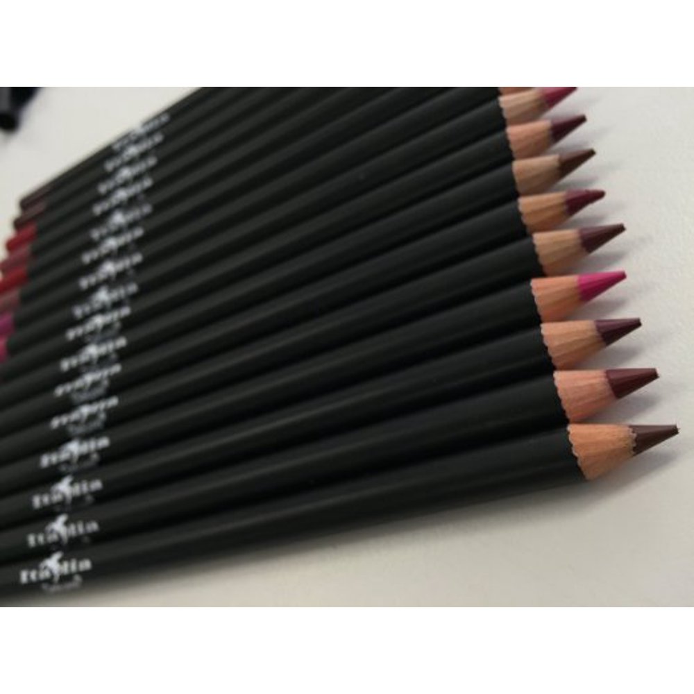 12pc Italia Deluxe Ultra Fine Lip Liner set of 12 color 10311051