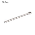 thumbnail image 3 of Unique Bargains Split Cotter Pin, Fixation à Clip en Acier Inoxydable 3x50mm Raccord Argent 60Pack, 3 of 5
