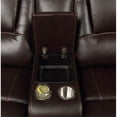 thumbnail image 6 of Pemberly Row Power Reclining Sectional with Faux Leather in Brown, 6 of 8