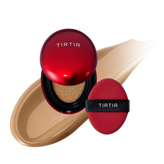 Mascarilla Tirtir de Cushion Foundation, tamaño pequeño, 4,5 ml, color rojo, #34W