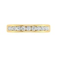 thumbnail image 3 of 1/2 Carat Channel Set Diamond Wedding Band Ring in 14K Yellow Gold (Ring Size 4.5) (I1-I2 Clarity), 3 of 4