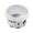 Milk Cow White, variant on Cupcake Liners Foil Banana Yellow Baking Supplies 10PCS Reusable Round Aluminum Foil Tin Cups Aluminum Foil for Air Fryer