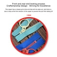 thumbnail image 2 of Thinsony DIY Sewing Handwork Bag Garment Accessory Resin Zippers Making Essential Accessory For Handmade 15cm 20 pieces 1Set, 2 of 6