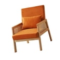thumbnail image 1 of Silla decorativa Strade Fareast Limited con cojín suave moderna para dormitorio balcón terraza naranja, 1 of 8