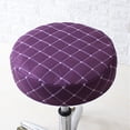 thumbnail image 4 of 13 Pulgadas, 33 Cm De Diámetro, Cojín Elástico Slipcover De cubierta Del Taburete De Barra forma forma Col Púrpura Yotijar Cubierta de taburete de bar, 4 of 10