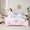 Pink 03, variant on Homewish Kawaii Cartoon Teens Bedding Comforter Set 7pcs, Cute Dreamy Unicorn King Bedding Sets, Fairy Tale Butterfly Bed Sheets, Ultra Soft Bedroom Decor