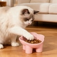 thumbnail image 6 of JGJJUGN Large Capacity Cat Food Bowl, Cute Elevated Pet Dish, Anti-Tip Feeding Bowl, Wide Shallow Design for Comfortable Eating, Safe Plastic Water Bowl, Perfect for Cats of All Sizes, 6 of 6