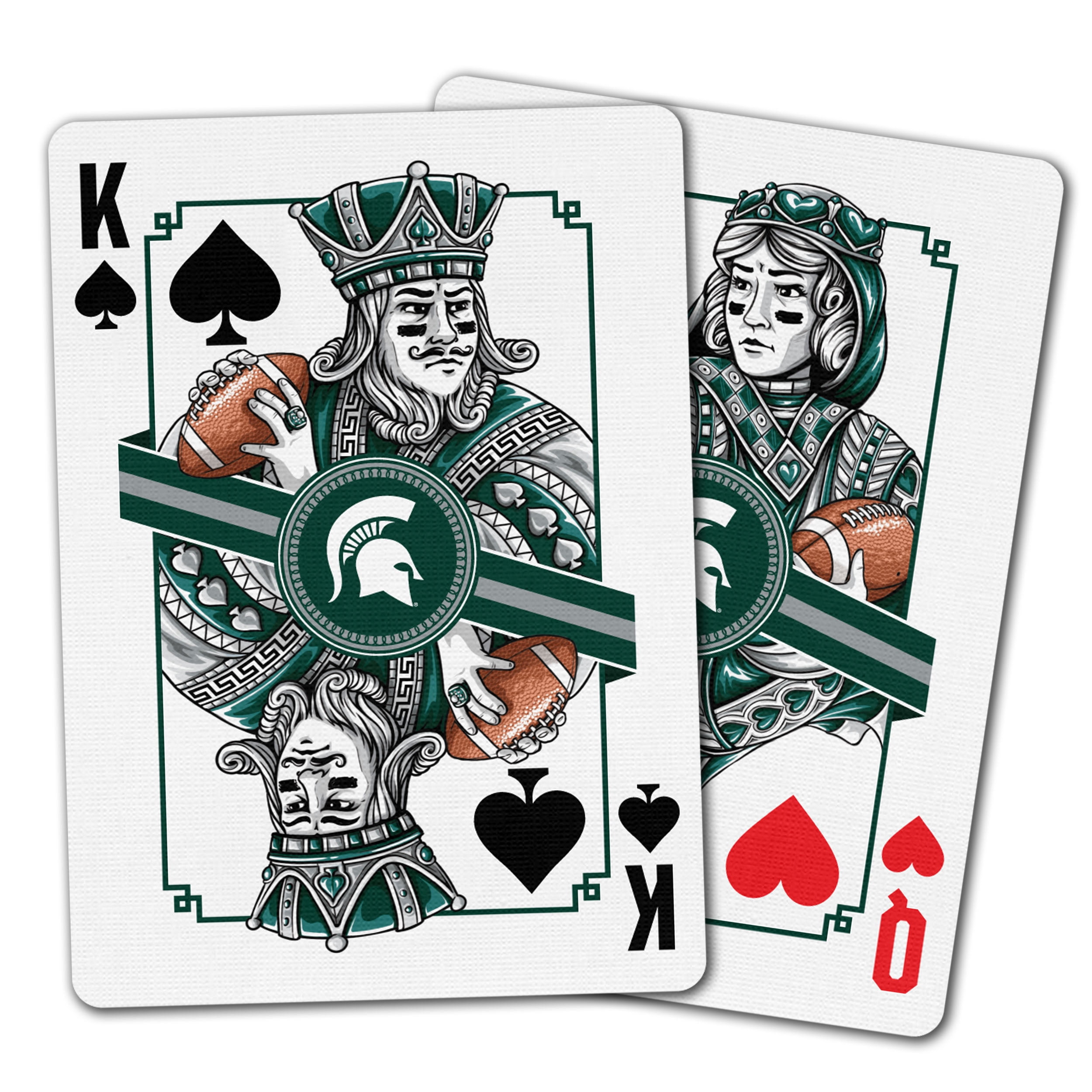 YouTheFan NCAA Michigan State Spartans Classic Series Playing Cards
